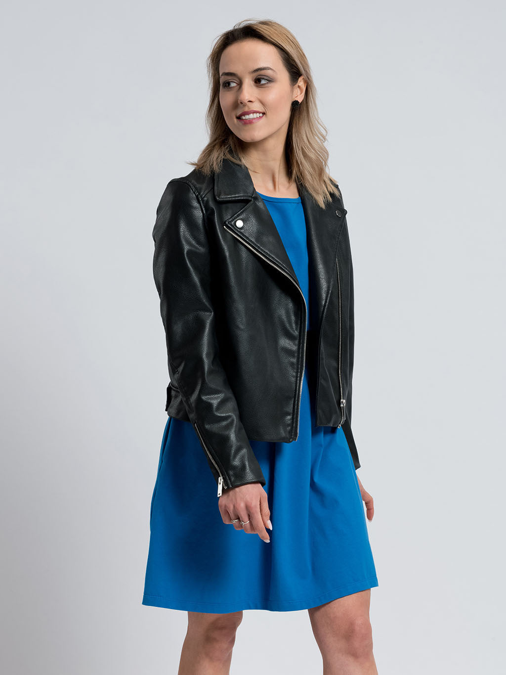 Loose cut dress ANNA royale blue