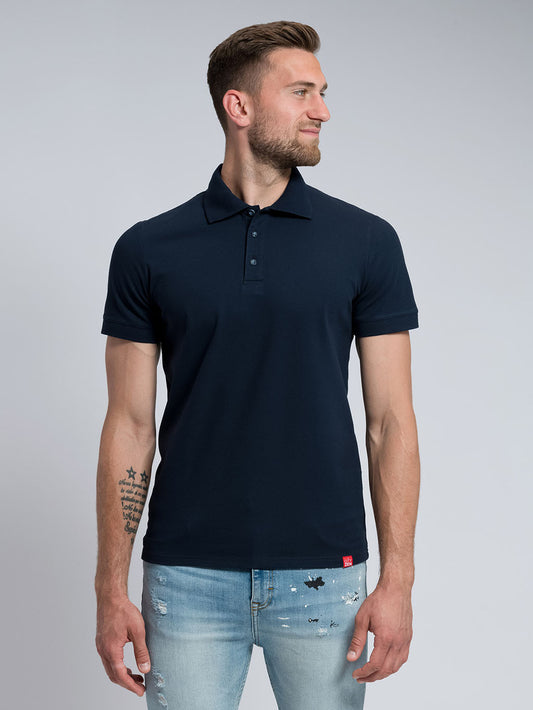 Men's polo-shirt BASIC navy