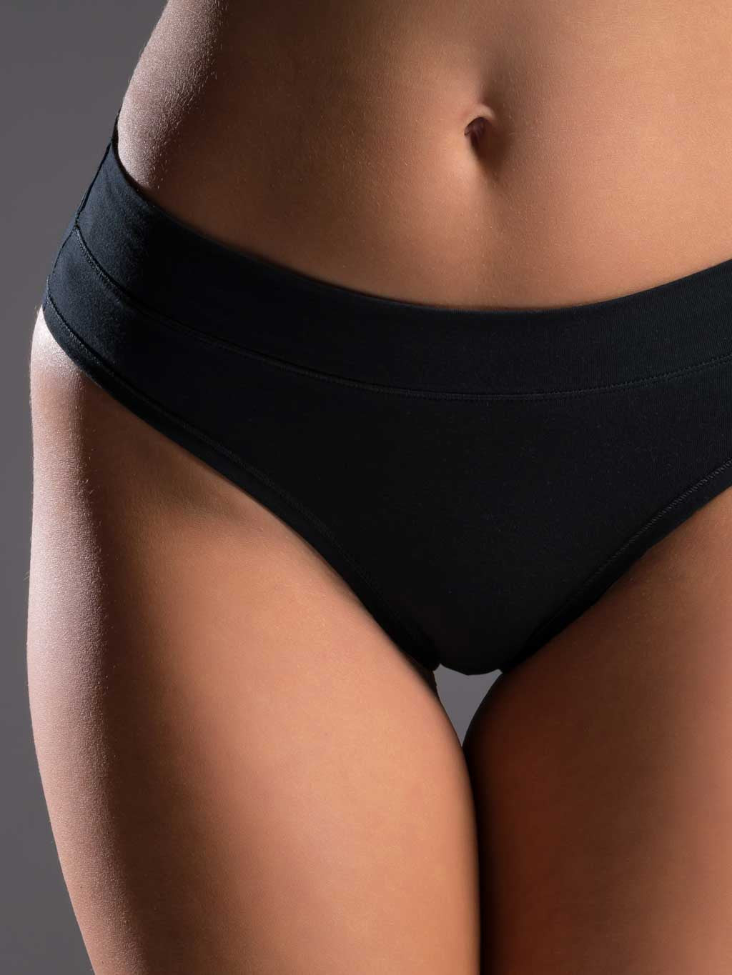 CityZen® antibacterial women's briefs black