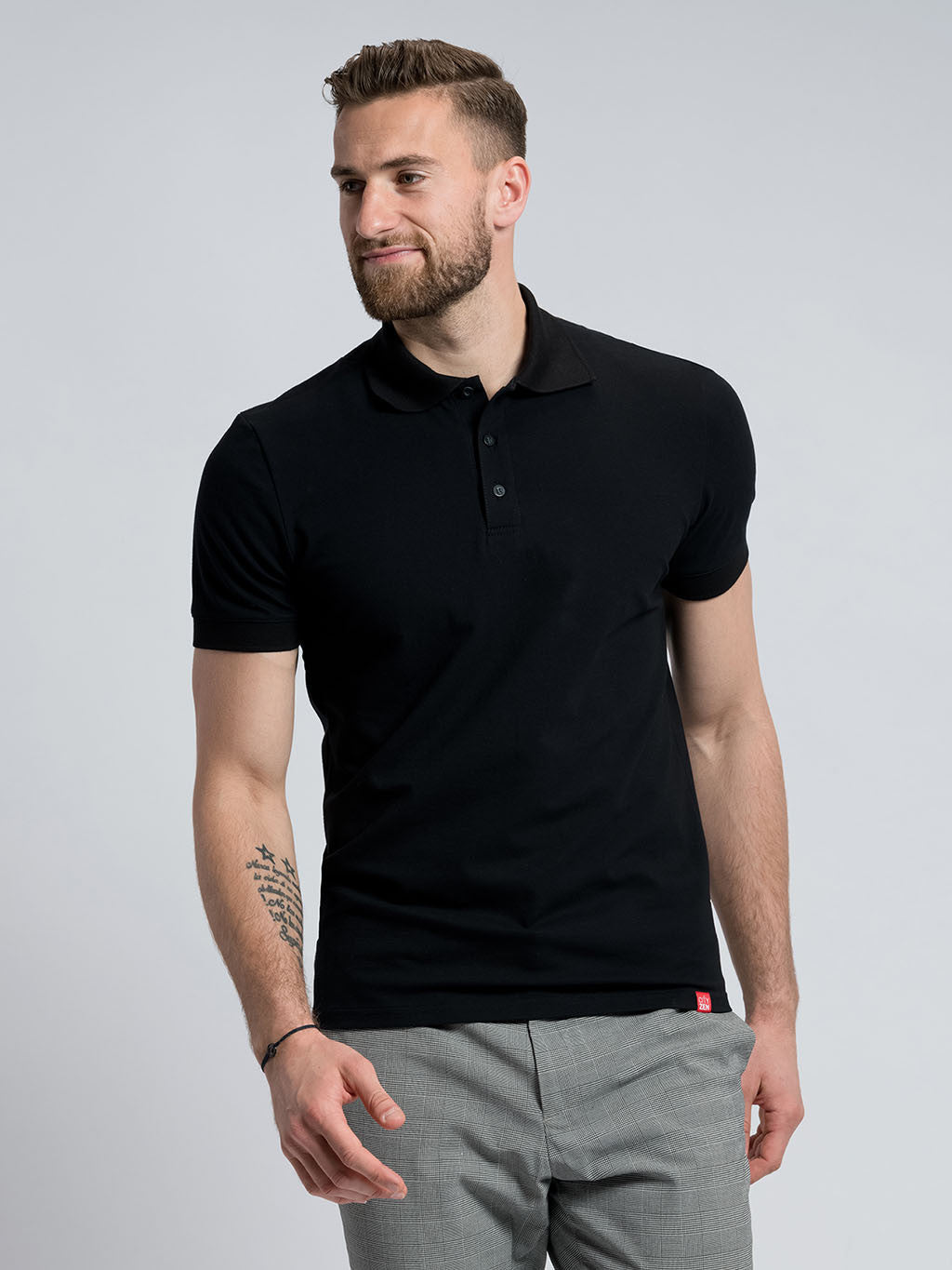 Men's polo-shirt BASIC black