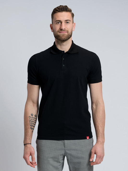 Men's polo-shirt BASIC black