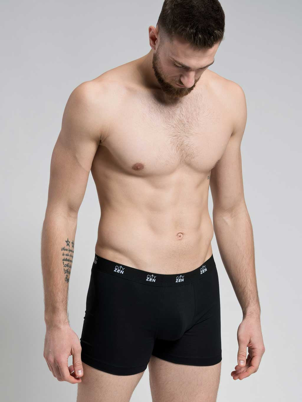 Antibacterial men's boxers CityZen® black