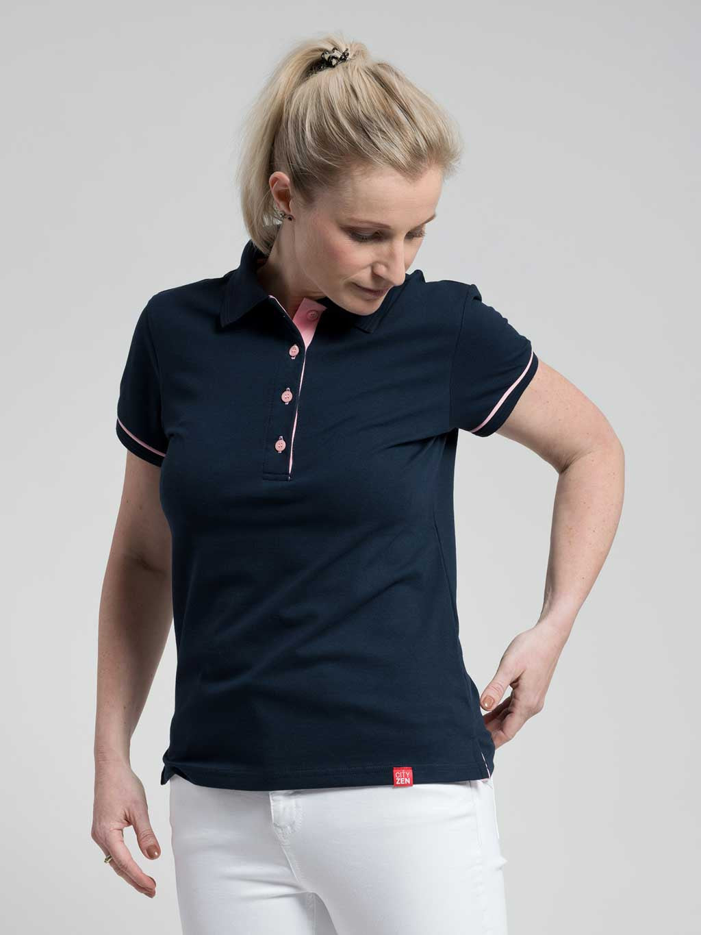 Women's polo shirt CityZen® navy