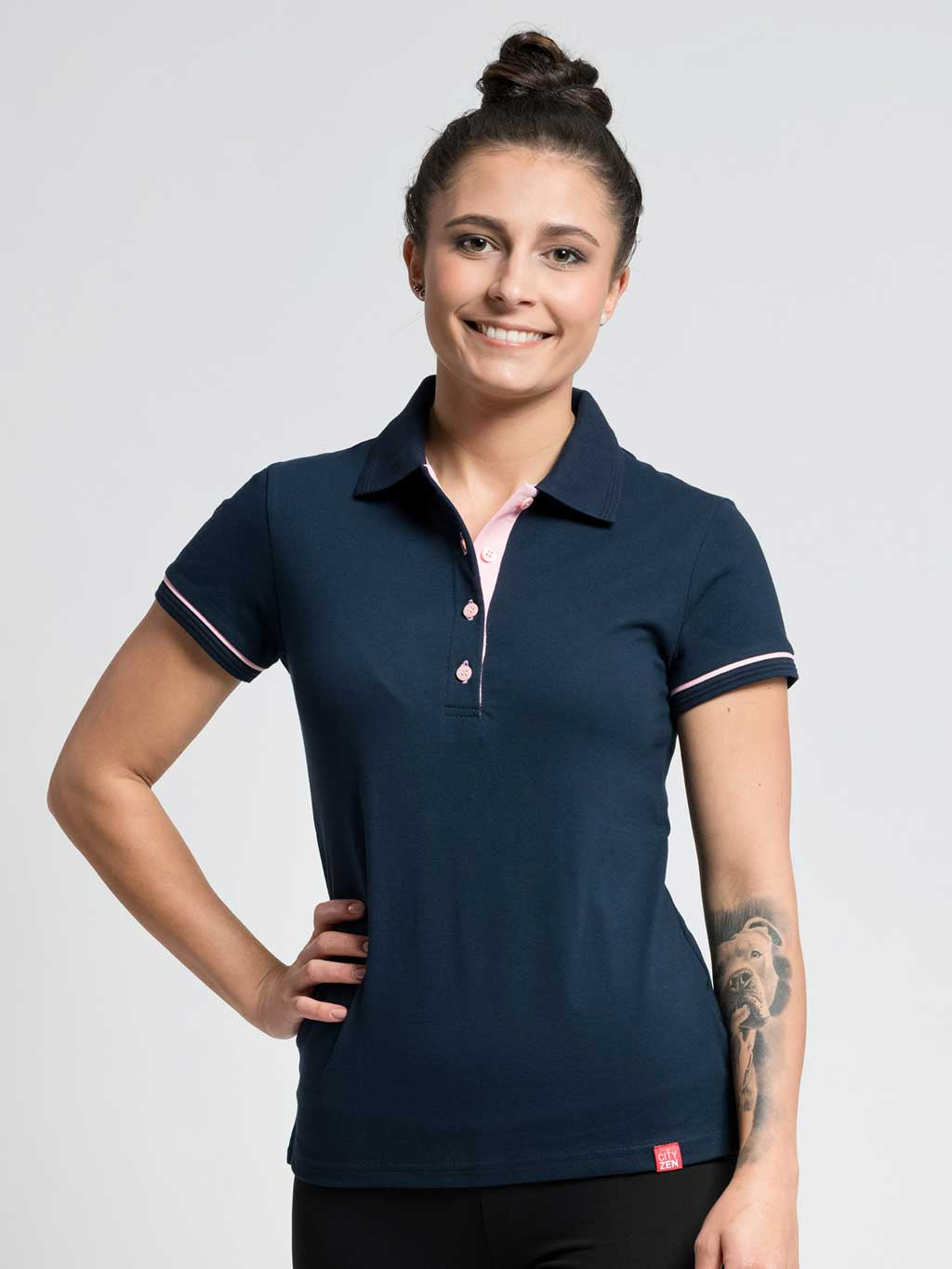 Women's polo shirt CityZen® navy