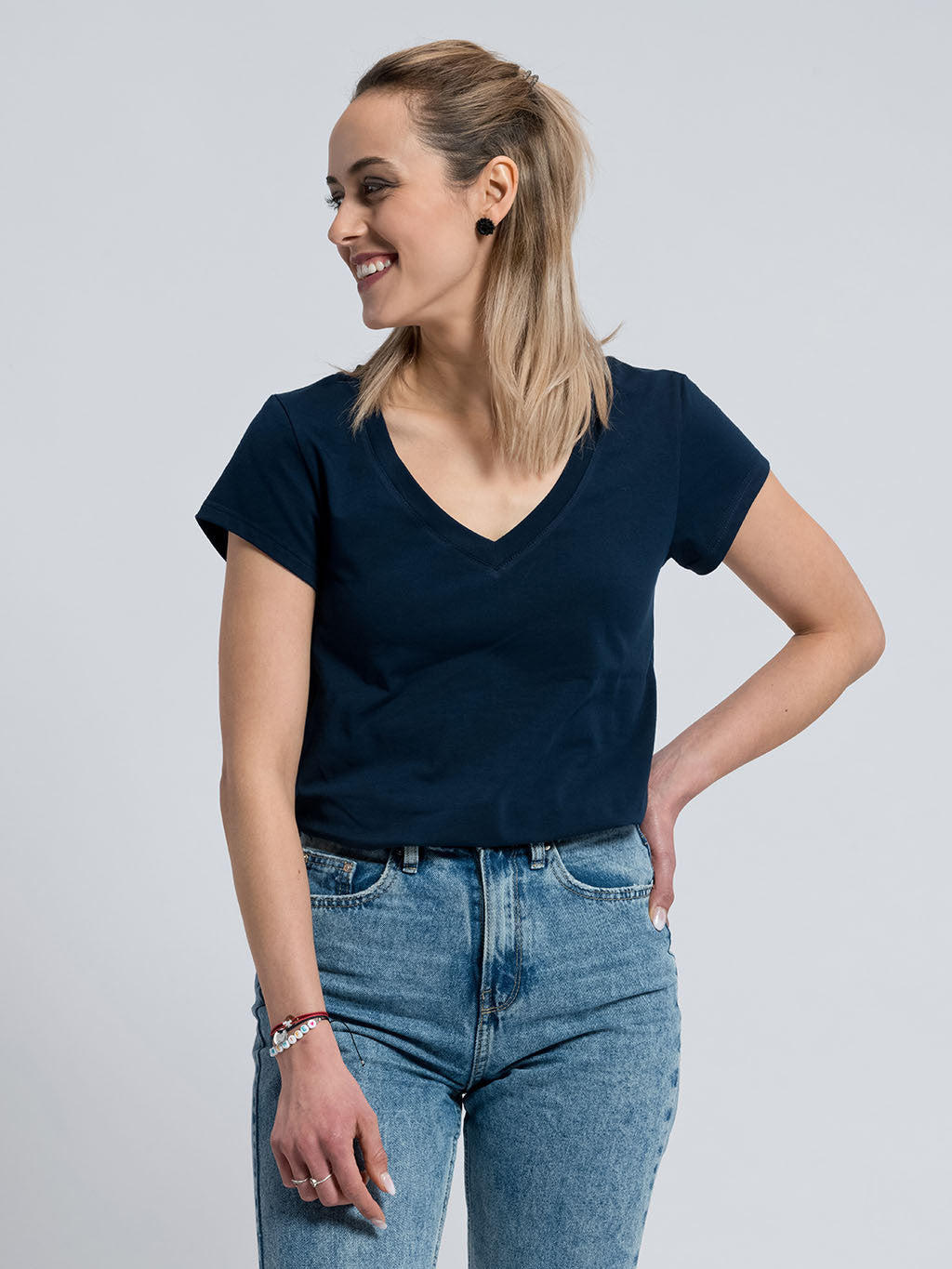 Women's t-shirt FLORENCIA navy