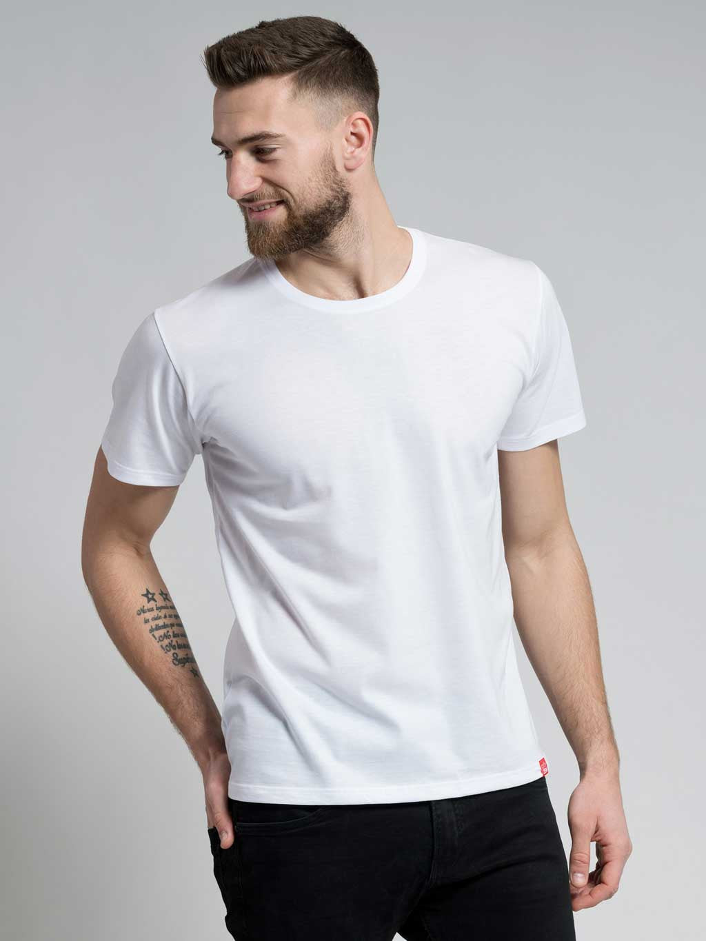 Cotton t-shirt CityZen® White-round neck